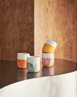 Royal Copenhagen Service<Riflet Contrast Marble, Warm Ochre 35 cl