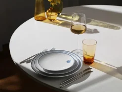 Royal Copenhagen Gaver Til Ham|Gaver Til Hende<Sort Mega Riflet, tallerken 19 cm