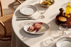 Royal Copenhagen Gaver Til Ham|Gaver Til Hende<Sort Mega Riflet, oval tallerken 28 cm