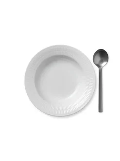 Royal Copenhagen Gaver Til Ham|Gaver Til Hende<Sort Mega Riflet, dyb tallerken 21 cm