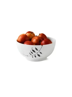 Royal Copenhagen Gaver Til Ham|Service<Sort Mega Riflet, skål 24 cm