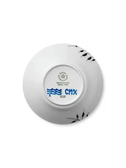 Royal Copenhagen Gaver Til Ham|Gaver Til Hende<Sort Mega Riflet, dyb tallerken 24 cm