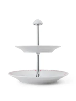 Royal Copenhagen Juleborddækning|Service<Stjerne Riflet Jul, étagère 23 cm