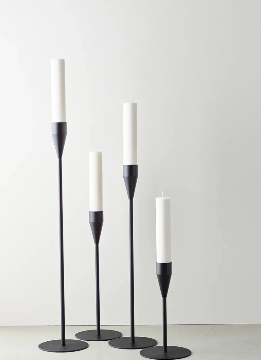 Piet Hein Lysestager<Saturn Lysestage, messing fra