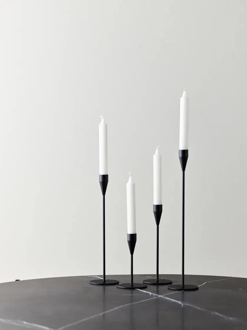 Piet Hein Lysestager<Saturn Lysestage, messing fra