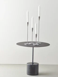 Piet Hein Lysestager<Saturn Lysestage, messing fra