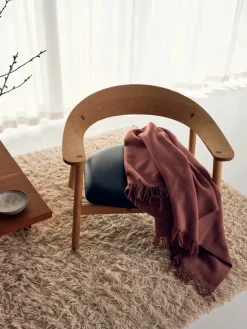 Silkeborg Uldspinderi Puder Og Plaider<Season Plaid, beetroot fra