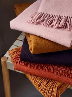 Silkeborg Uldspinderi Gaver Til Hende|Puder Og Plaider<Season Plaid, blush fra