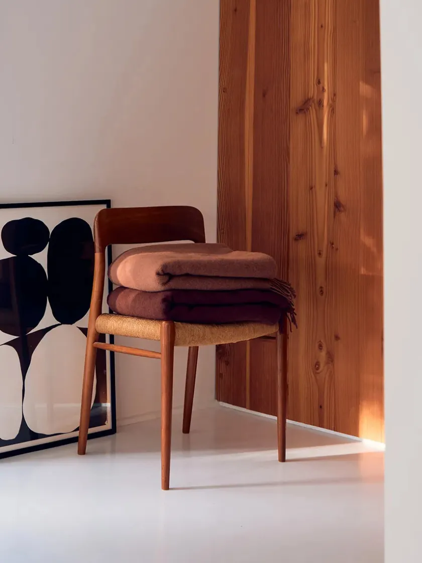 Silkeborg Uldspinderi Puder Og Plaider<Season Plaid, cinnamon fra