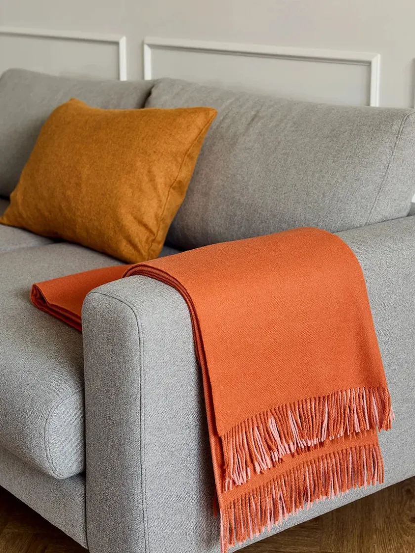 Silkeborg Uldspinderi Puder Og Plaider<Secret Plaid, granite/black fra