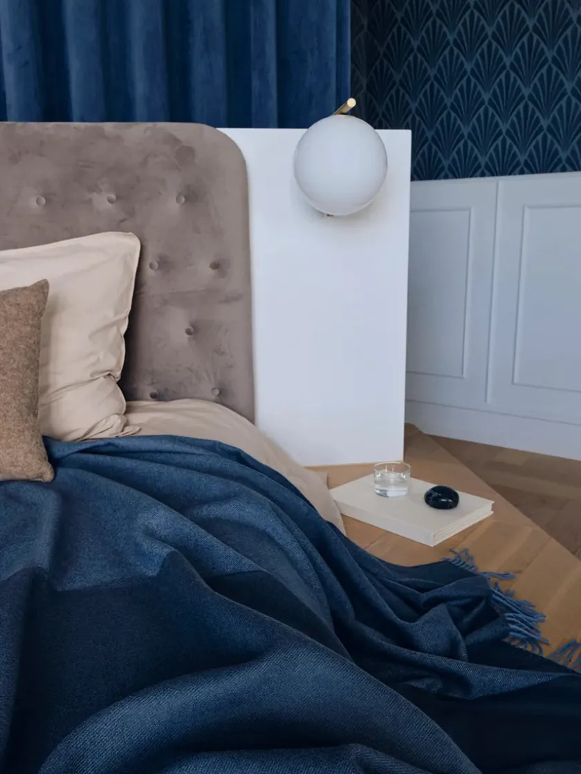 Silkeborg Uldspinderi Puder Og Plaider<Secret Plaid, granite/black fra