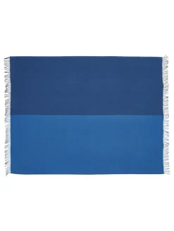 Silkeborg Uldspinderi Gaver Til Ham|Puder Og Plaider<Secret Plaid, indigo/cobalt fra