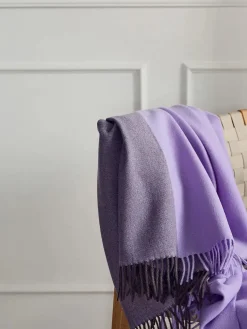 Silkeborg Uldspinderi Puder Og Plaider<Secret Plaid, lime/moss fra