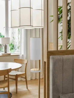 VOLA Sæbedispensere<Sensorstyret håndsprit- og sæbedispenser, fritstående i hvid fra