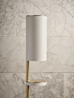 VOLA Sæbedispensere<Sensorstyret håndsprit- og sæbedispenser, fritstående i hvid fra