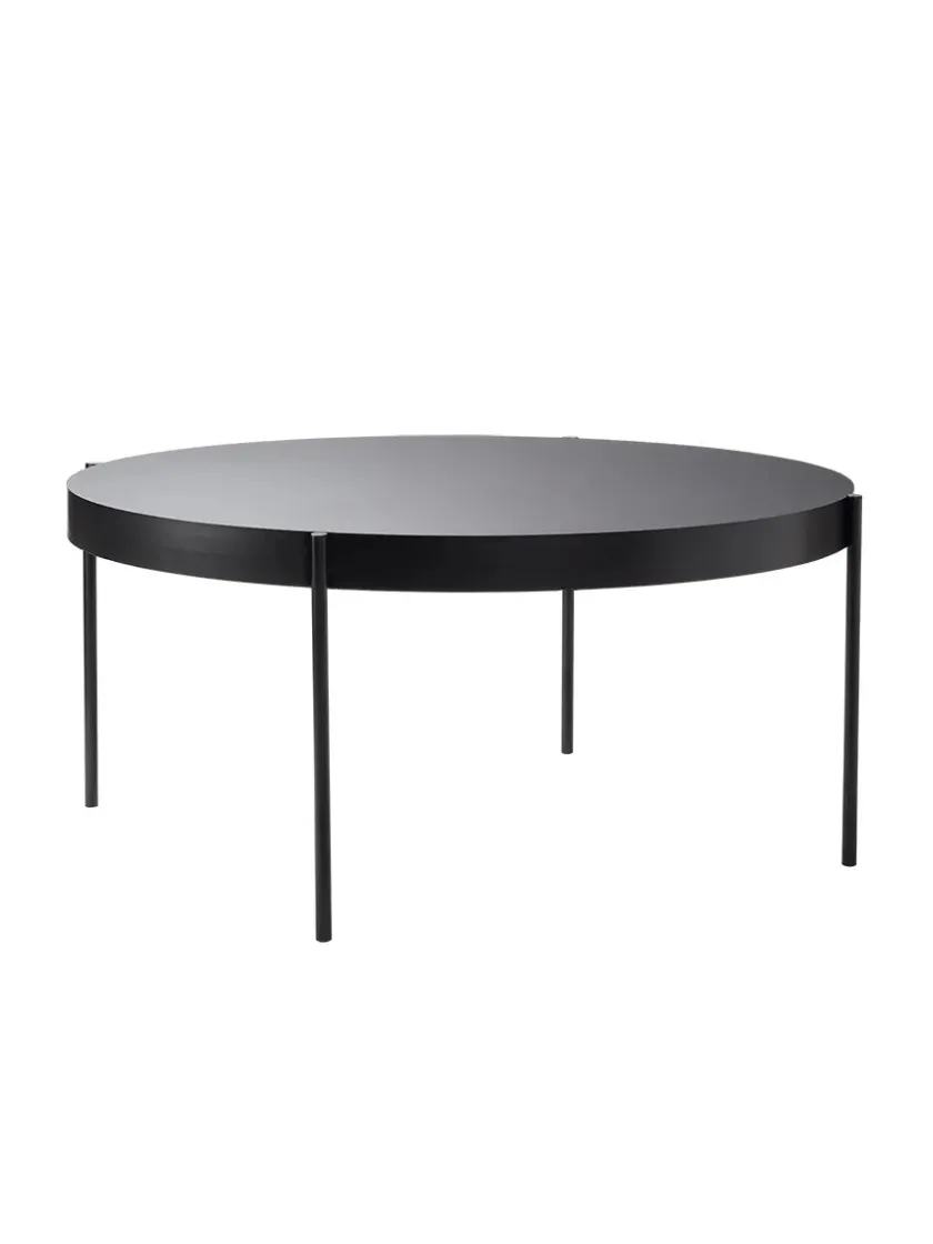 Verpan Spiseborde<Serie 430 bord, sort af Verner Panton