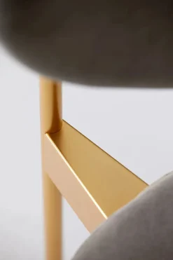 Verpan Spisebordsstole<Serie 430 spisestol, messing af Verner Panton