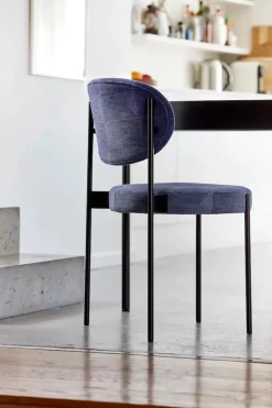 Verpan Spisebordsstole<Serie 430 spisestol, sort af Verner Panton