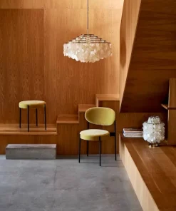 Verpan Spisebordsstole<Serie 430 spisestol, sort af Verner Panton