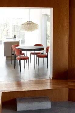 Verpan Spisebordsstole<Serie 430 spisestol, sort af Verner Panton