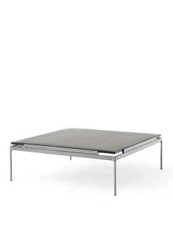 &Tradition Sofaborde<Sett LN13 Sofabord, bianco carrara marble/chrome fra