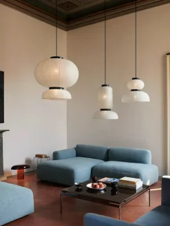 &Tradition Sofaborde<Sett LN13 Sofabord, bianco carrara marble/chrome fra