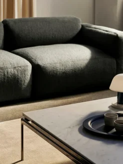 &Tradition Sofaborde<Sett LN13 Sofabord, bianco carrara marble/chrome fra