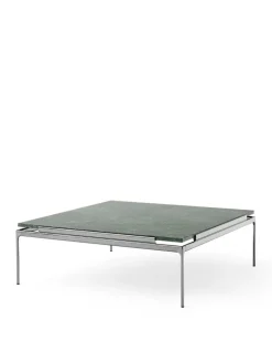 &Tradition Sofaborde<Sett LN13 Sofabord, verde guatemala marble/chrome fra