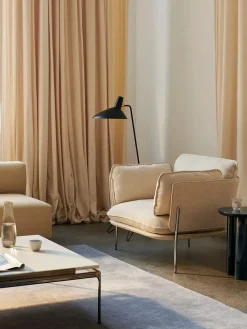 &Tradition Sofaborde<Sett LN13 Sofabord, verde guatemala marble/chrome fra