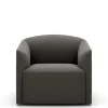 New Works Lænestole<Shore Lounge Chair Extended Base, lava rock fra