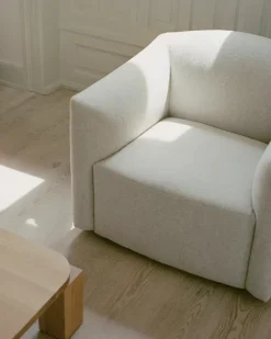 New Works Lænestole<Shore Lounge Chair Extended Base, taupe fra