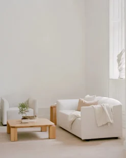 New Works Lænestole<Shore Lounge Chair Extended Base, quill fra