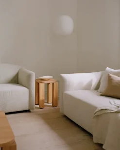 New Works Sofaer<Shore Sofa 2 Seater Extended Base, quill fra