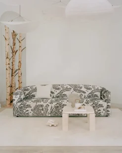 New Works Sofaer<Shore Sofa 3 Seater Extended Base, lava rock fra