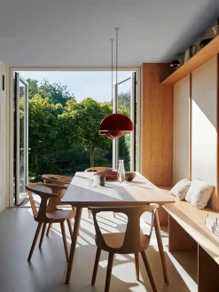 &Tradition Spisebordsstole<SK2 In Between spisebordsstol m. polstret sæde fra