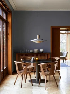 &Tradition Spisebordsstole<SK2 In Between spisebordsstol m. polstret sæde fra