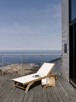 Fritz Hansen Solvogne/Liggestole<Skagerak Columbus Liggestol, hvid fra