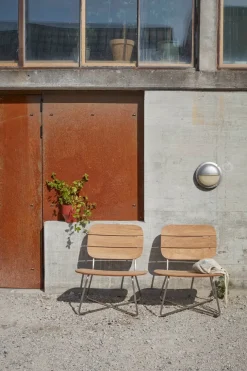 Fritz Hansen Udendørs Loungemøbler|Havestole<Skagerak Lilium Lounge Chair fra