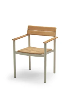 Fritz Hansen Havestole<Skagerak Pelagus Armstol, light ivory fra
