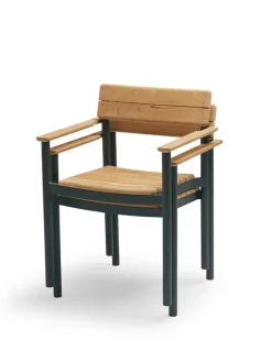 Fritz Hansen Havestole<Skagerak Pelagus Armstol, light ivory fra