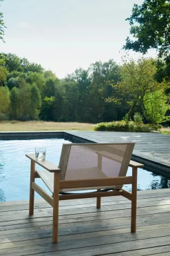 Fritz Hansen Udendørs Loungemøbler|Havestole<Skagerak Pelagus Loungestol fra