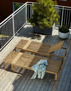 Fritz Hansen Solvogne/Liggestole<Skagerak Riviera Liggestol fra