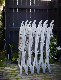 Fritz Hansen Havemøbelsæt<Skagerak Selandia Sæt, 2 armstole og Ø 94 bord fra