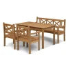 Fritz Hansen Havemøbelsæt<Skagerak Skagen Sæt i teak fra