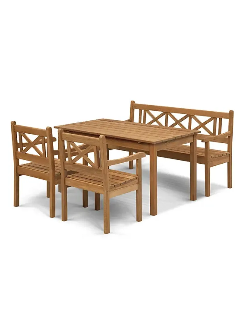 Fritz Hansen Havemøbelsæt<Skagerak Skagen Sæt i teak fra