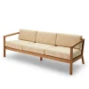 Fritz Hansen Udendørs Loungemøbler<Skagerak Virkelyst 3 pers. Sofa, Golden Yellow Stripe fra