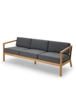 Fritz Hansen Udendørs Loungemøbler<Skagerak Virkelyst 3 pers. Sofa, Honey Yellow fra