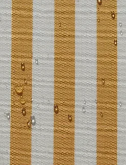 Fritz Hansen Udendørs Loungemøbler<Skagerak Virkelyst 2 pers. Sofa, Golden Yellow Stripe fra