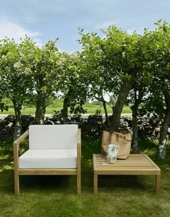 Fritz Hansen Haveborde<Skagerak Virkelyst Bord, kvadratisk fra