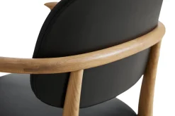 Stellar Works Spisebordsstole<Slow spisebordsstol, eg sort læder fra